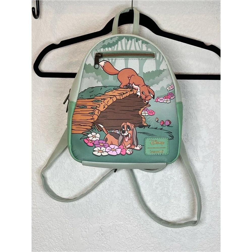 Loungefly Disney The Fox and the Hound Forest Fun Mini Backpack